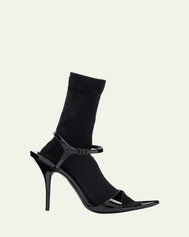 Avenue Ankle-Strap Sock Sandals